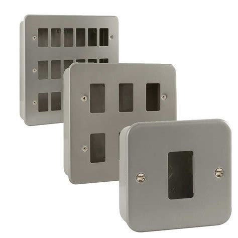 metal clad wire box cover plate|click metal clad socket.